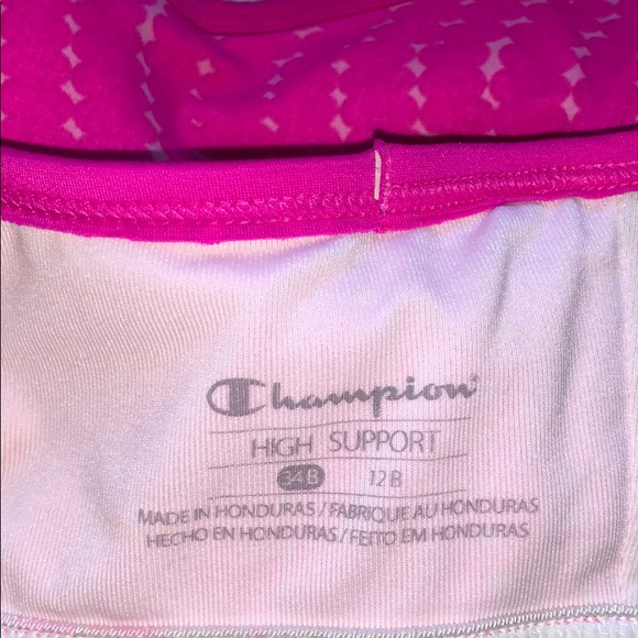 Pink design Champion sports bra!! - Picture 3 of 3